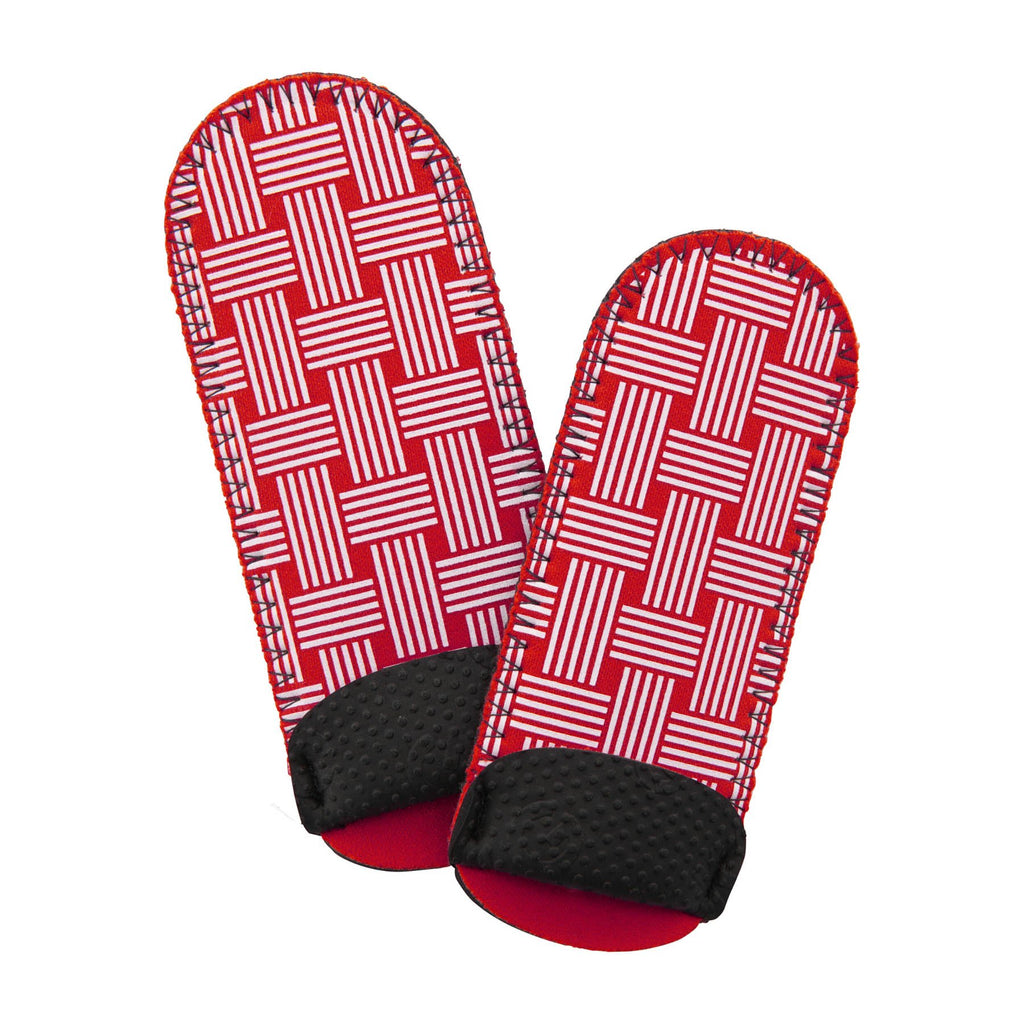 Kitchen Grips Large Oven Mitt (Cherry & White Woven), Cuisipro