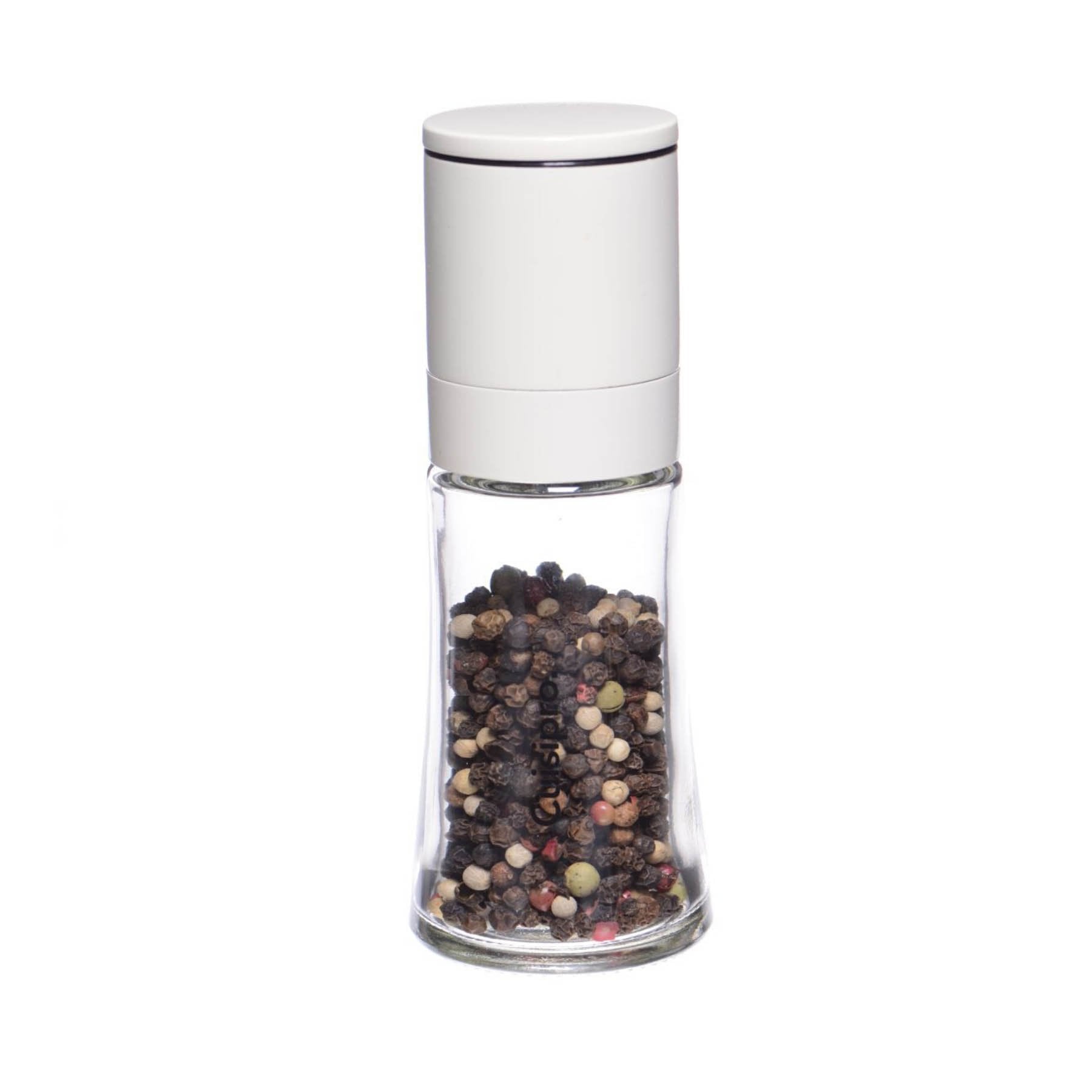 Steel and Glass Pepper Grinder